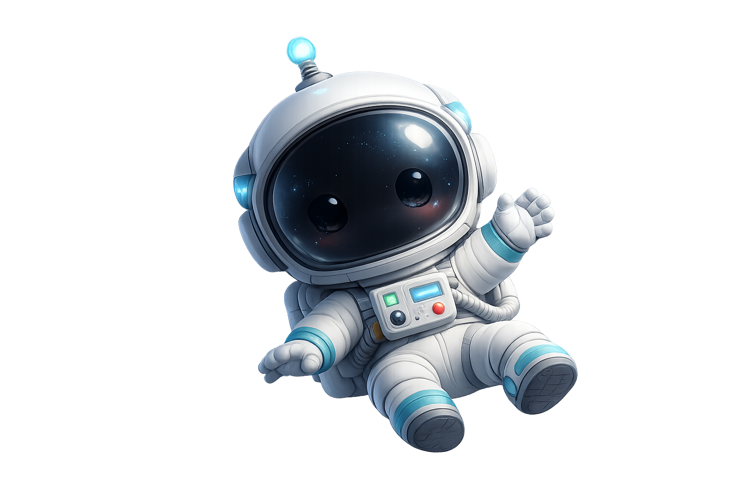 Floating Astronaut Left