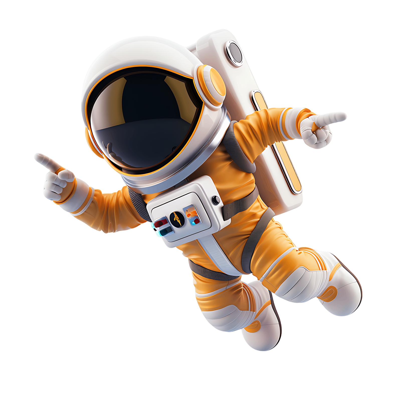 Floating Astronaut Right